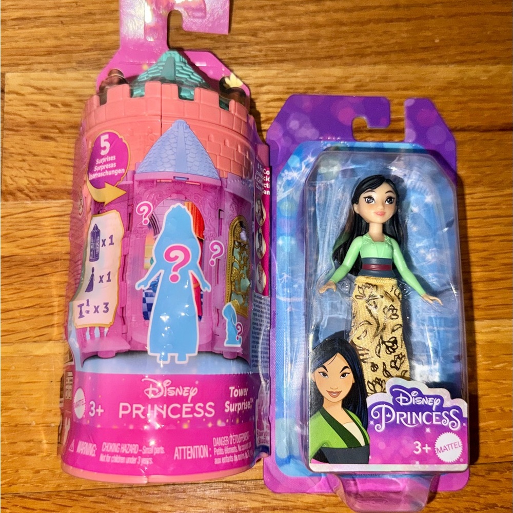 Disney Princess Mulan Surprise Tower Set - Pink and Purple